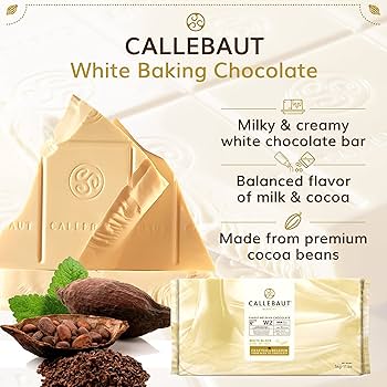 Callebaut W2 28% Bloc de Chocolate Blanc (pack) 5kg : Amazon.ca